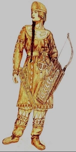 рисунок царицы Тиргатао